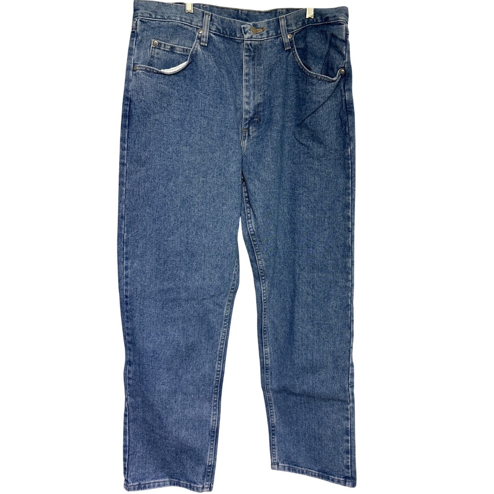 Wrangler Five Star Premium Denim Relaxed Fit Jeans‎ 36x32 Blue U Shape